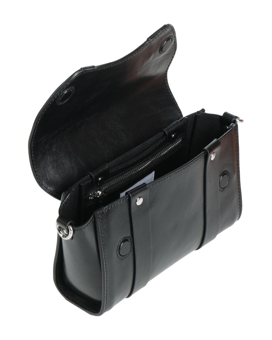 Vivienne Westwood Black Cross-Body Bag Leather