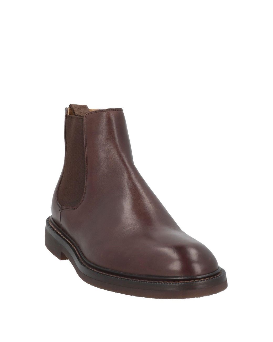 Brunello Cucinelli Brown Ankle Boots Leather for men