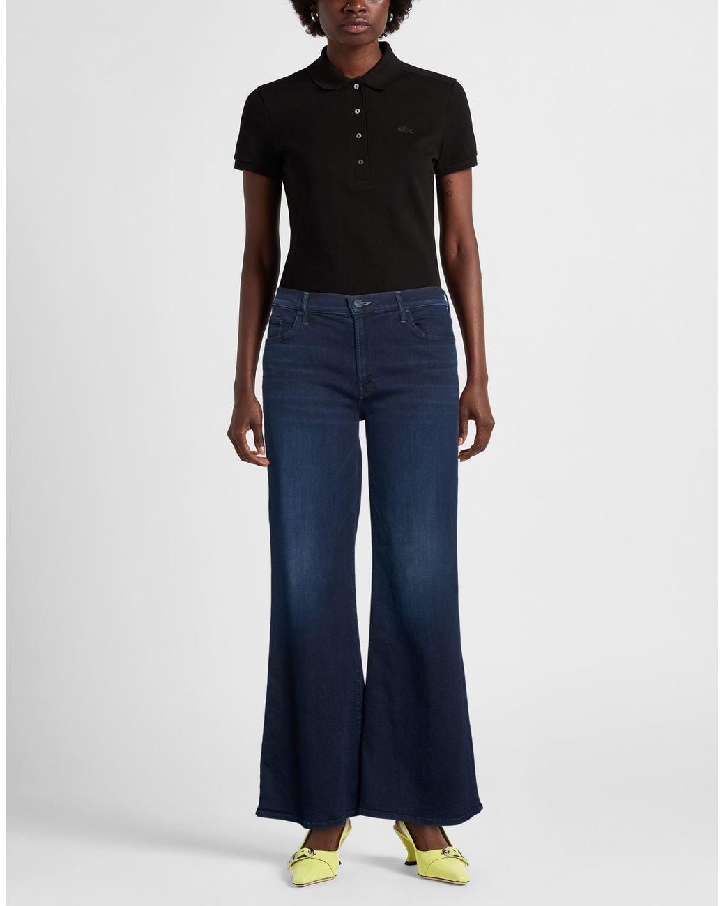 Mother Blue Jeans Cotton, Polyester, Elastane