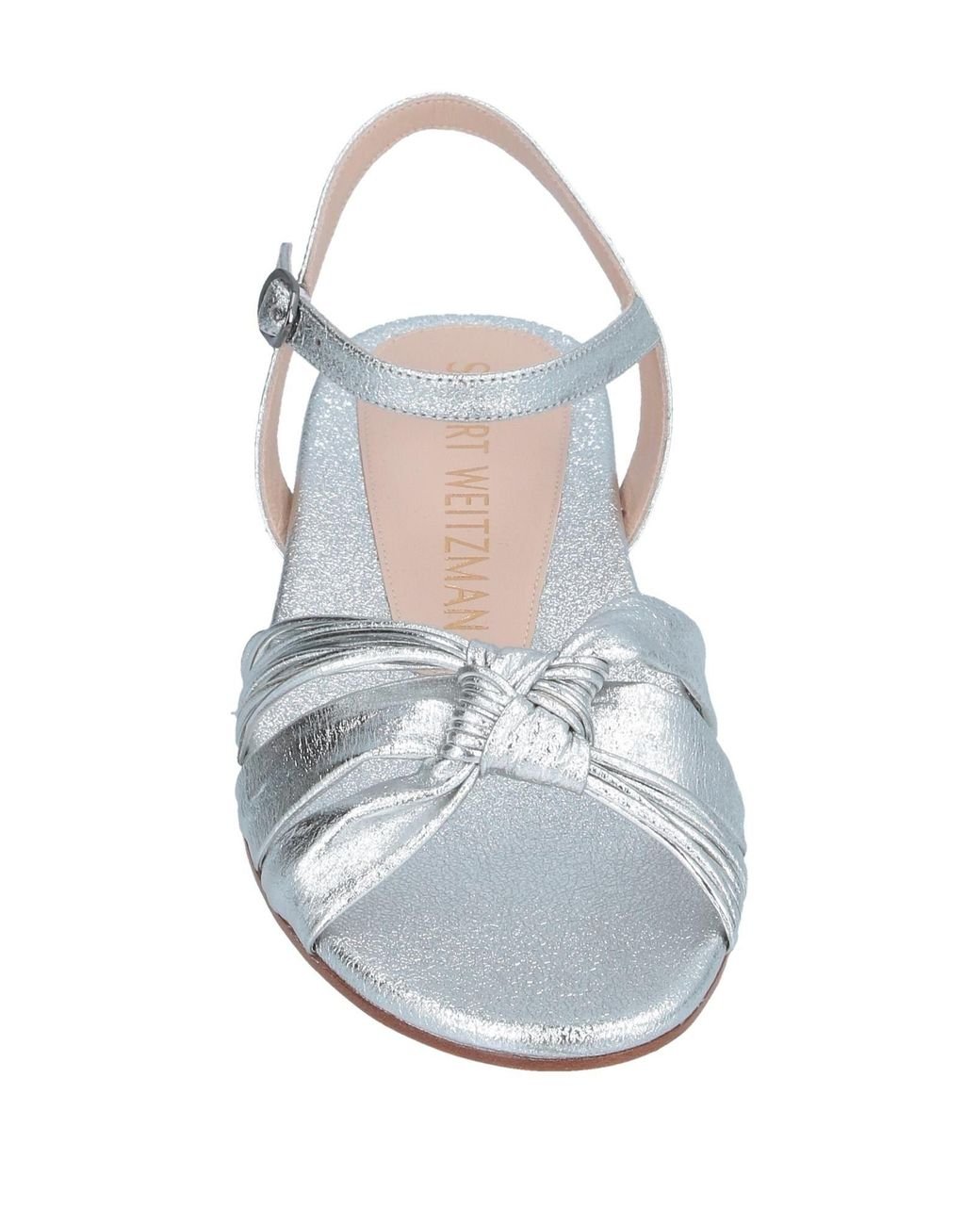 Stuart Weitzman White Sandals