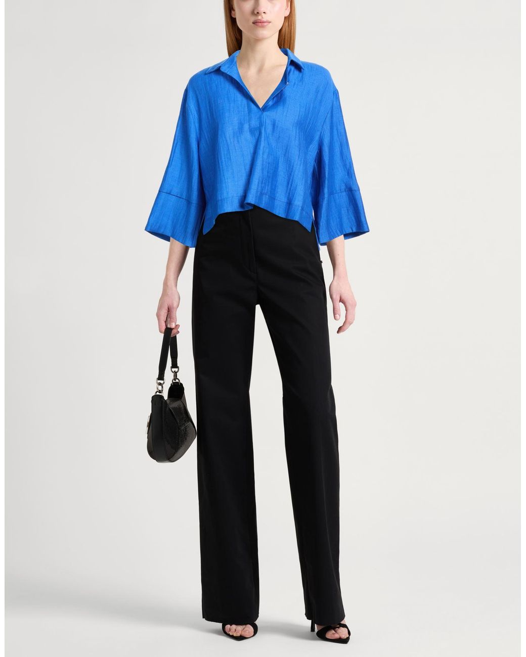 Top Kaos de color Blue