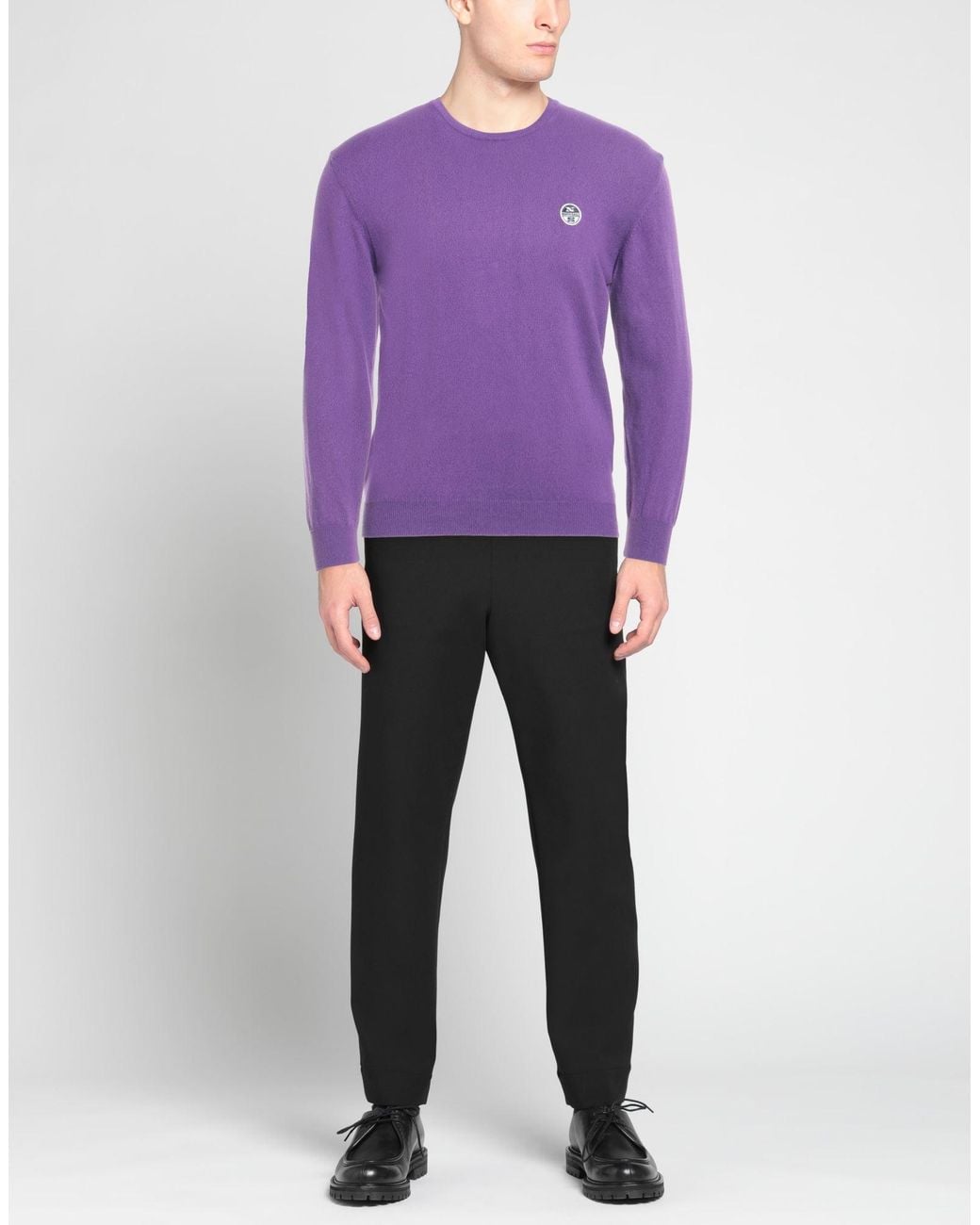 North Sails Purple Sweater Cotton for men