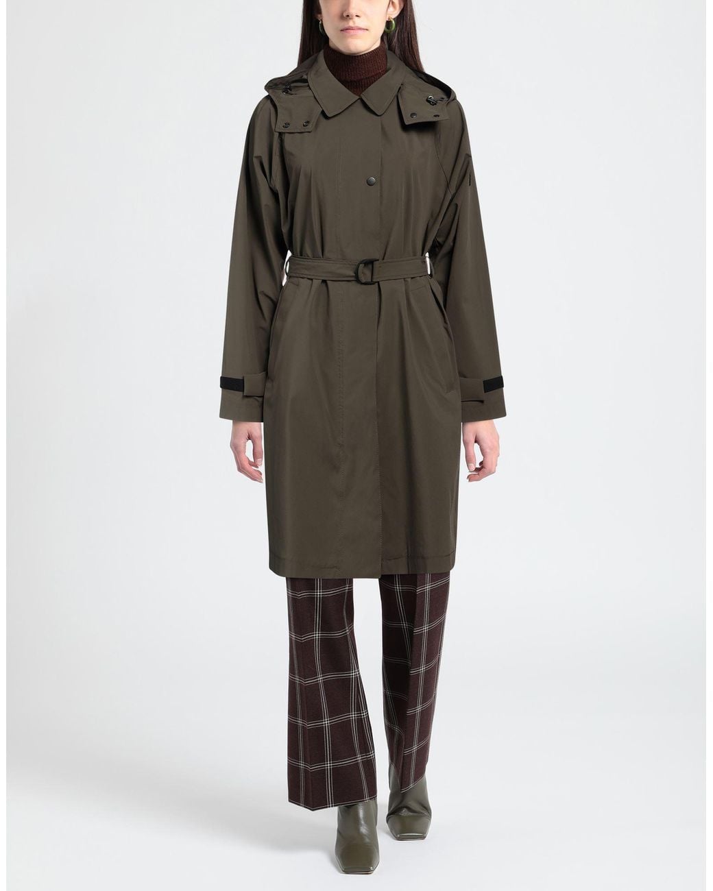 Woolrich Gray Overcoat & Trench Coat