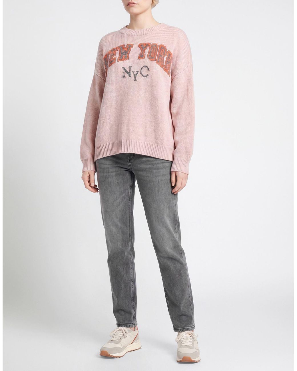 Dixie Pink Sweater Acrylic, Polyester, Wool
