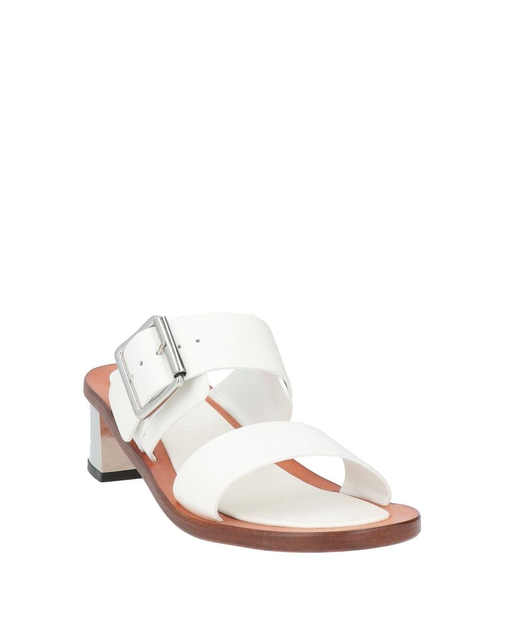 By Far White Sandale