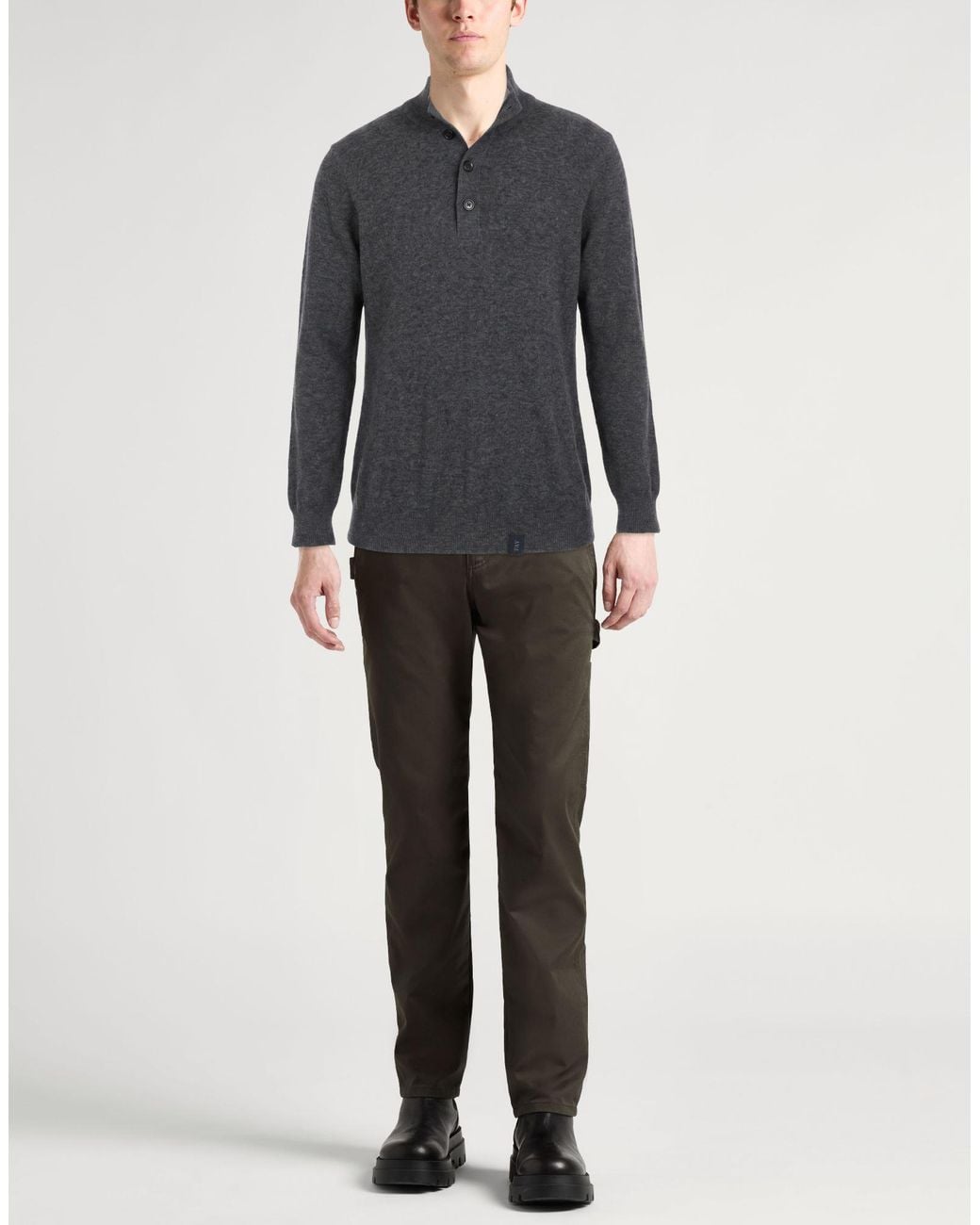 Pullover Fay de hombre de color Gray