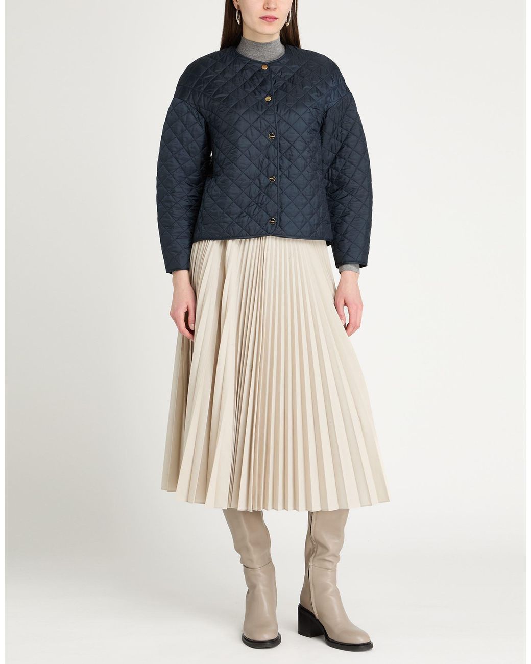 Max Mara Blue Puffer Polyester