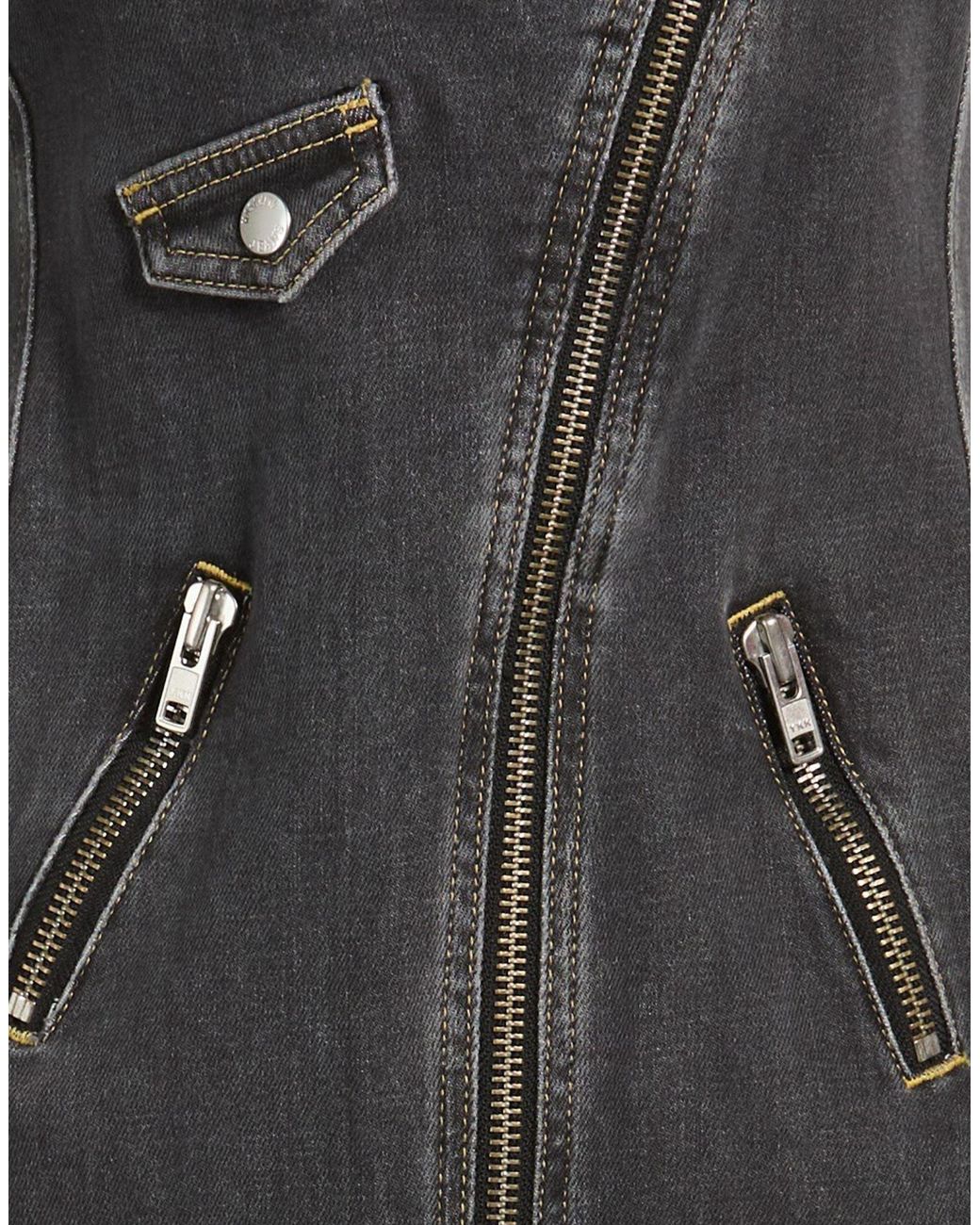 Moschino Black Mini Dress Cotton, Elastane