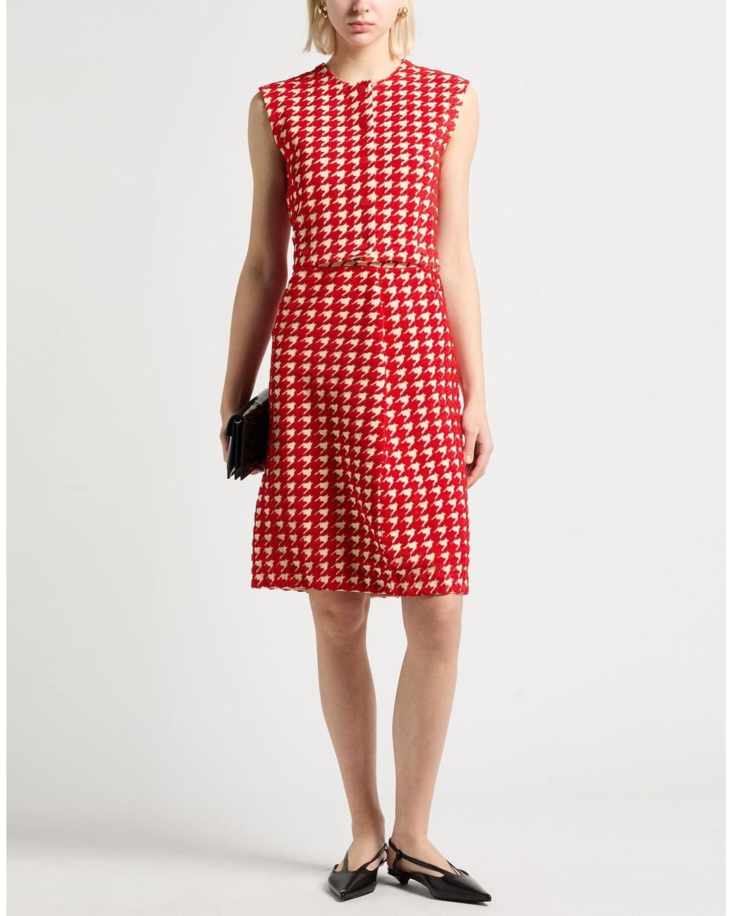 Vestito Midi di Burberry in Red