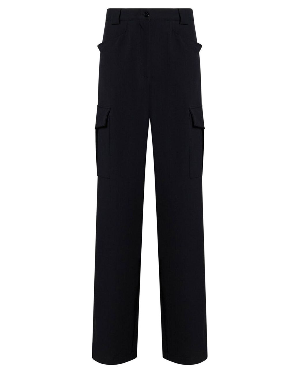 ALESSIA SANTI Blue Pants Polyester, Elastane