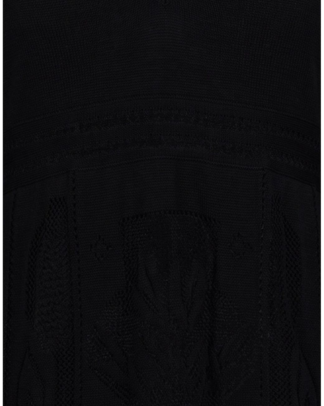 Alberta Ferretti Black Sweater Cotton