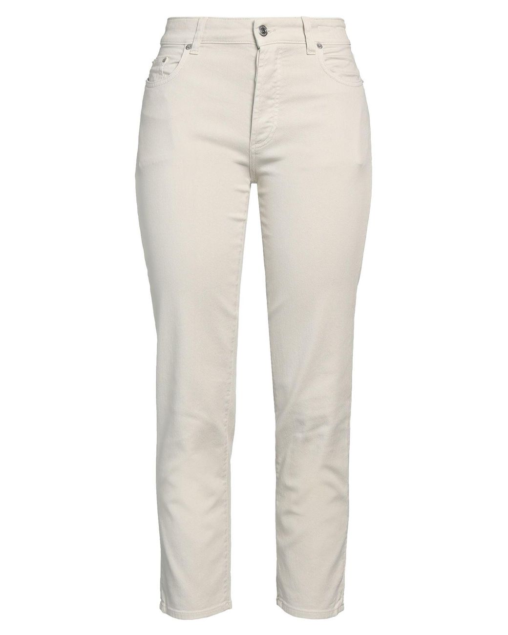 Department 5 White Denim Pants