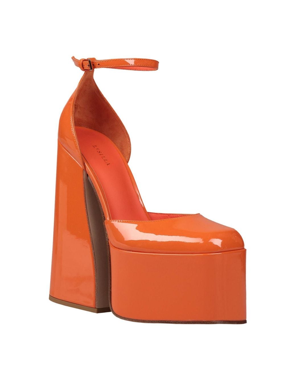 Le Silla Orange Pumps