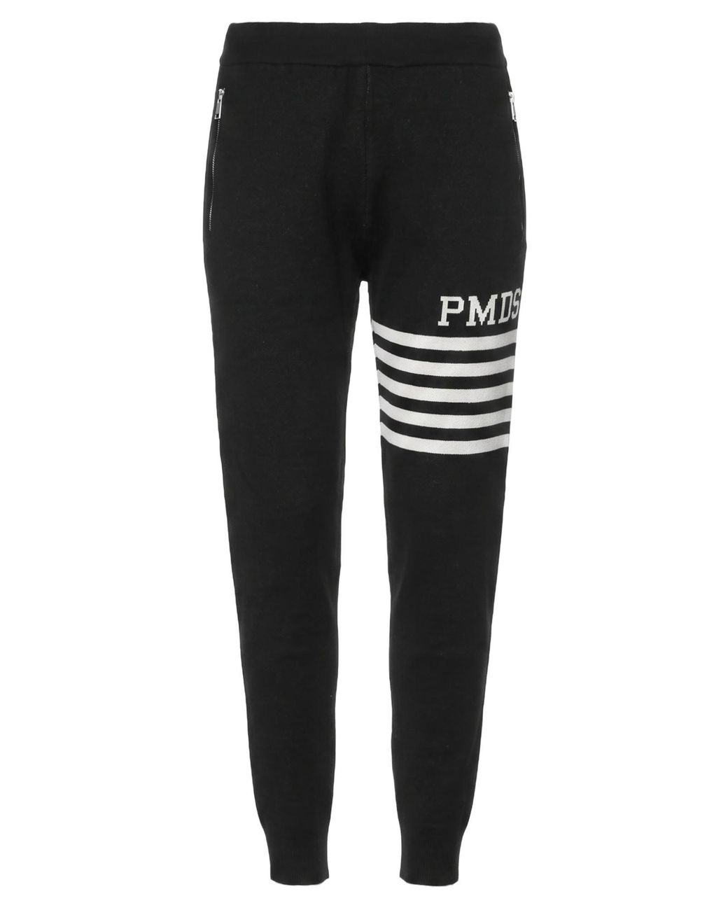 PMDS PREMIUM MOOD DENIM SUPERIOR Black Pants Merino Wool, Viscose, Polyamide, Cashmere