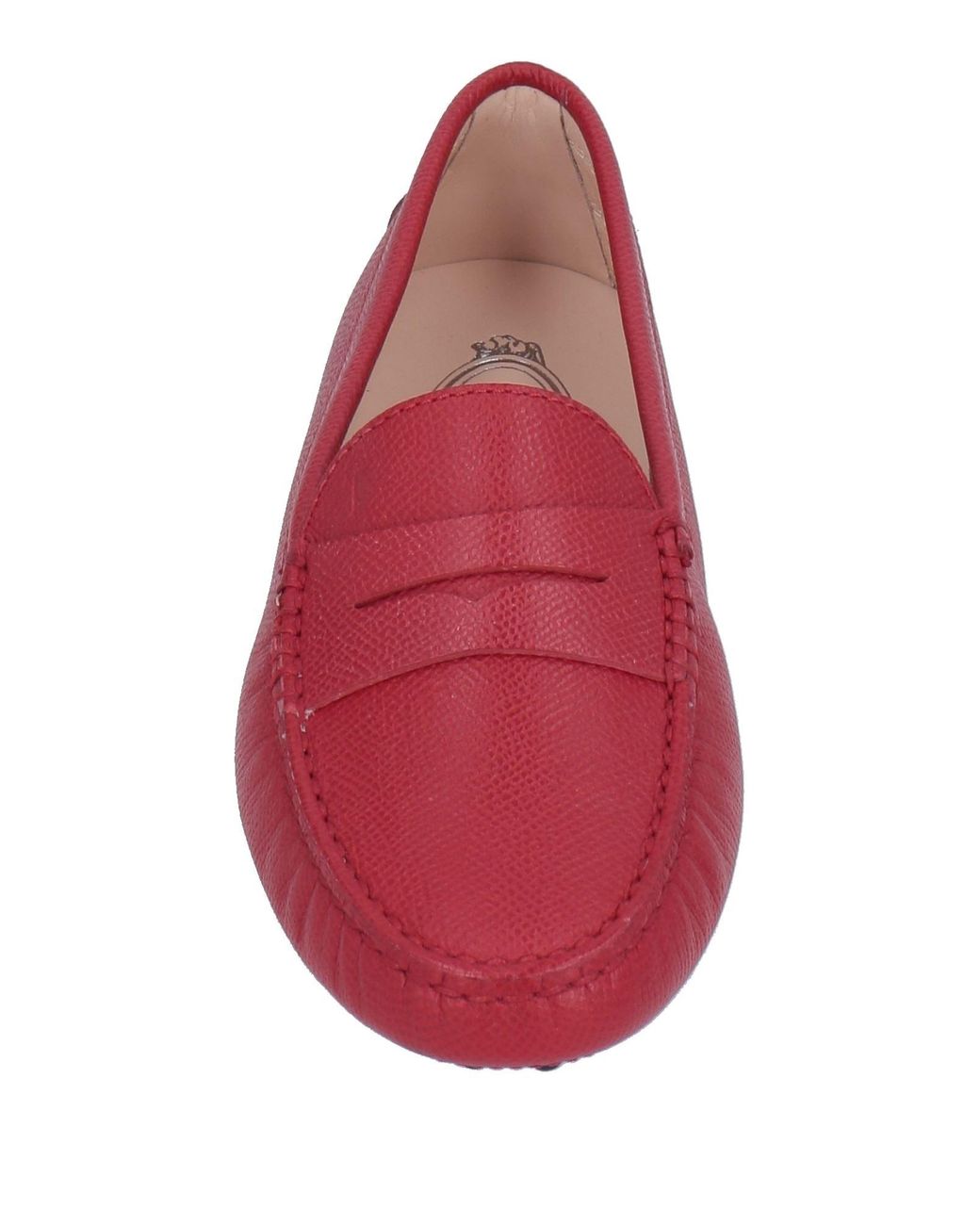 Tod's Red Loafers