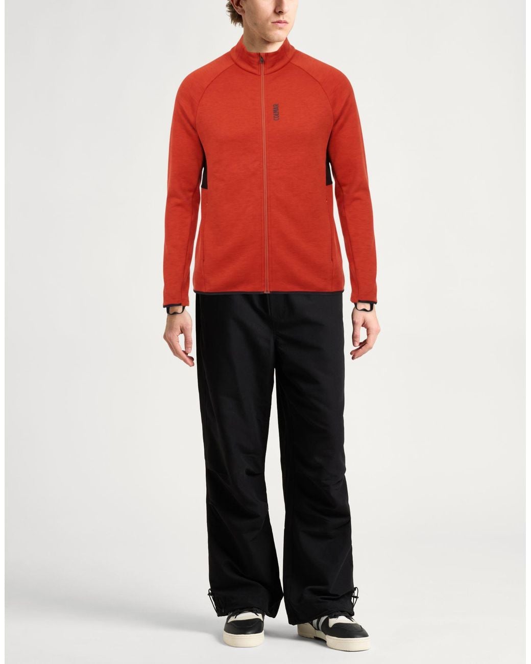 Colmar Red Rust Sweatshirt Polyester, Elastane, Polyamide for men