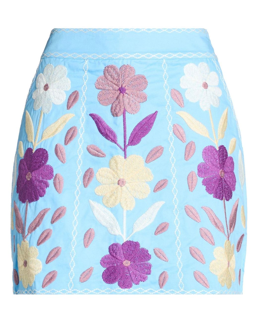 Antik Batik Blue Mini Skirts
