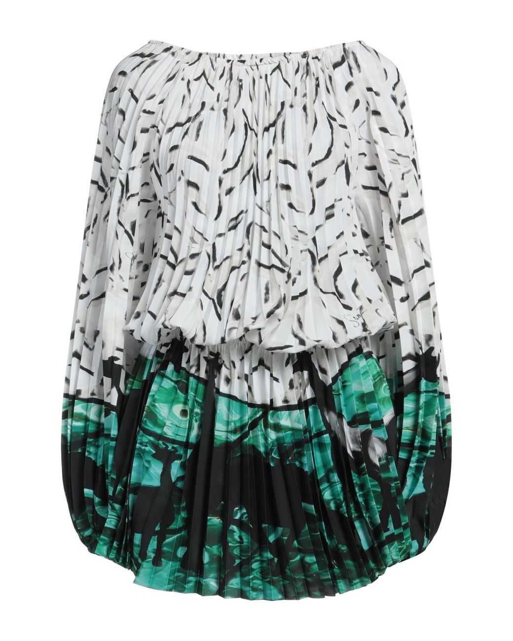 Stella Jean White Mini Dress Polyester