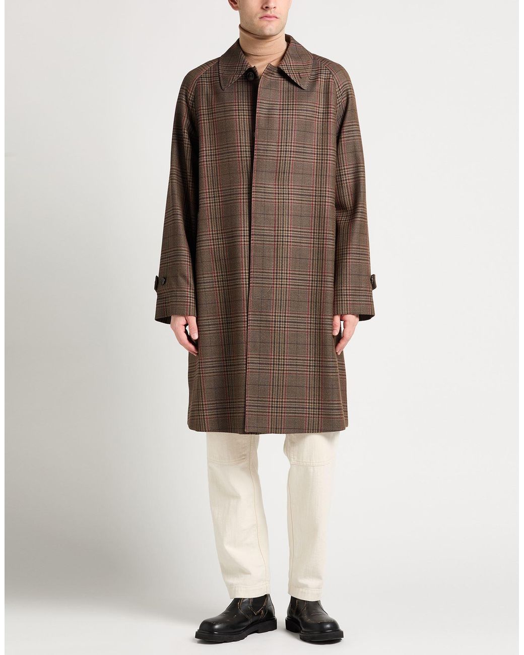 Jacob Cohen Gray Overcoat & Trench Coat for men