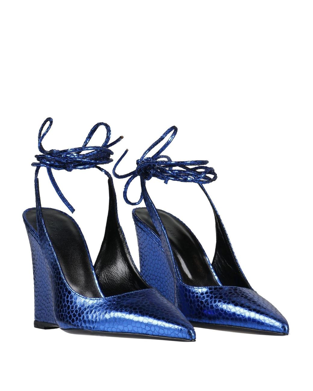 By Far Blue Pumps Leather