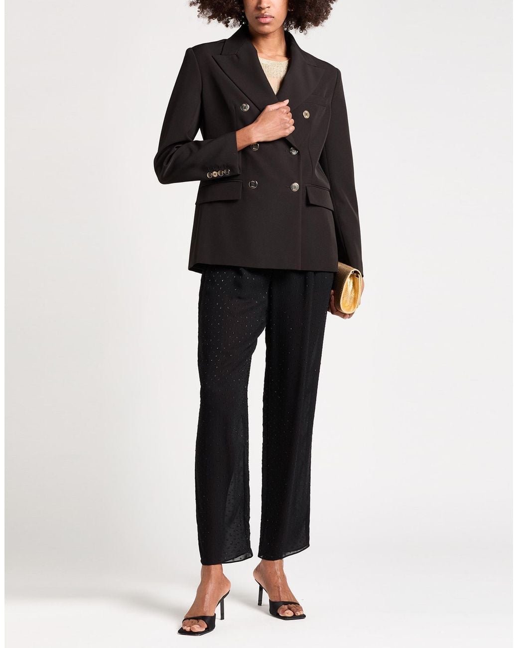 Clips Black Blazer Polyester, Elastane