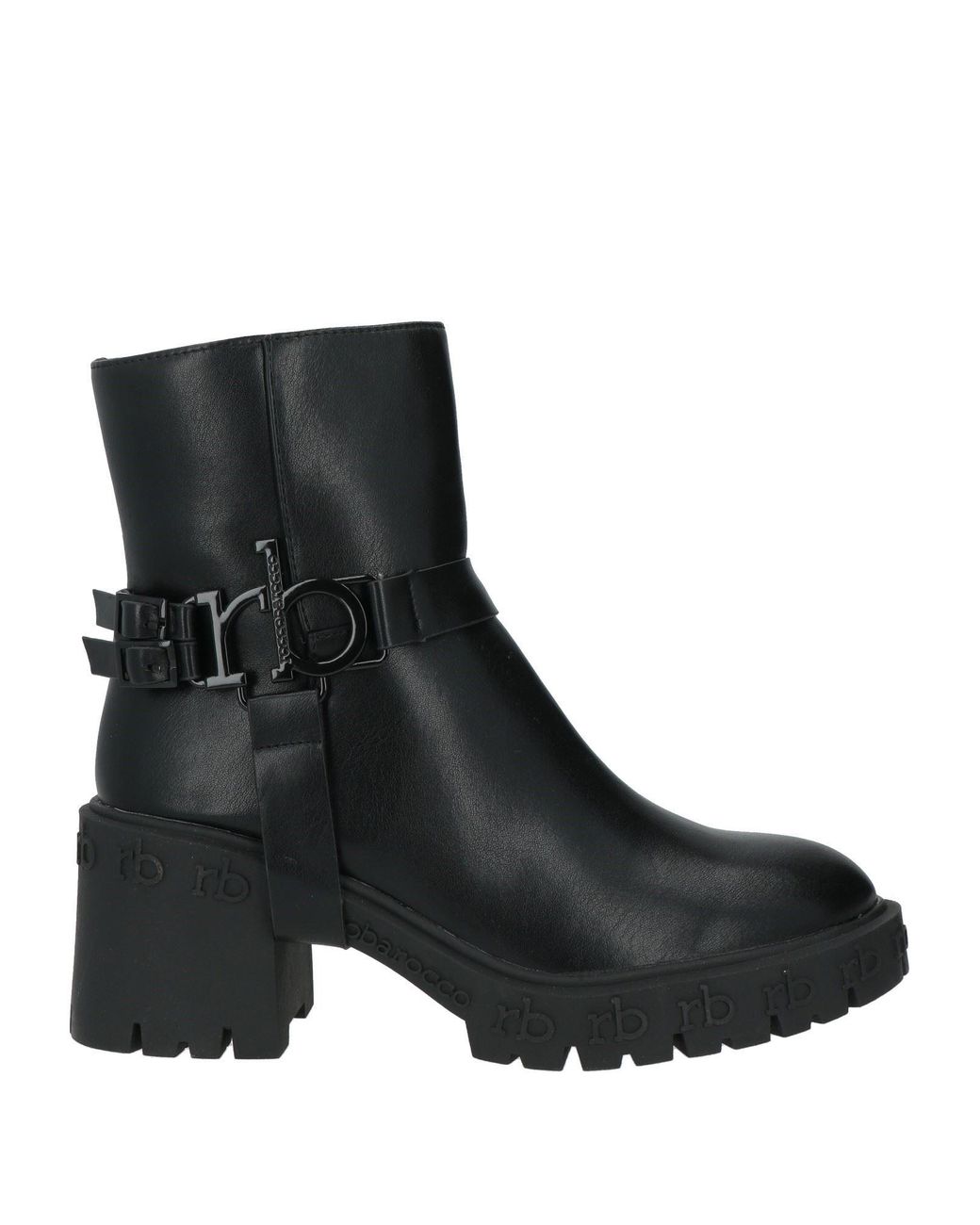 Rocco Barocco Black Ankle Boots