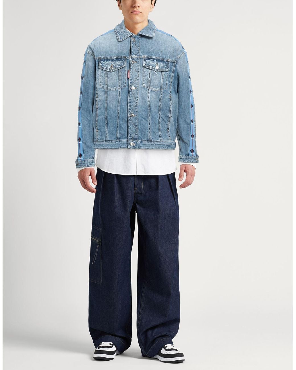 DSquared² Blue Denim Outerwear for men