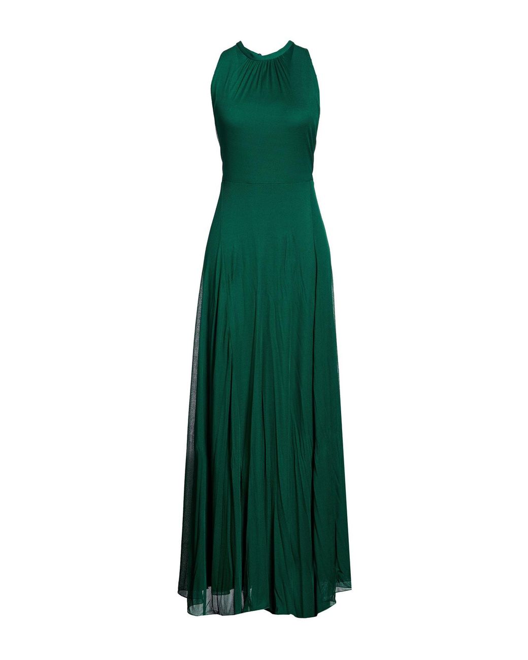 Max Mara Green Maxi Dress Viscose, Polyester