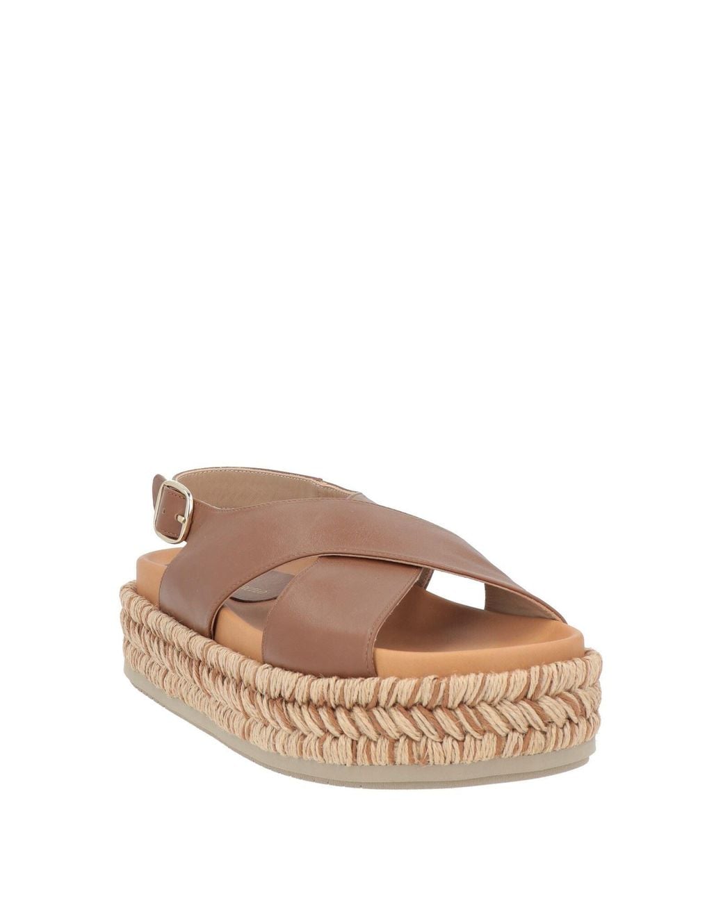 Paloma Barceló Brown Espadrilles