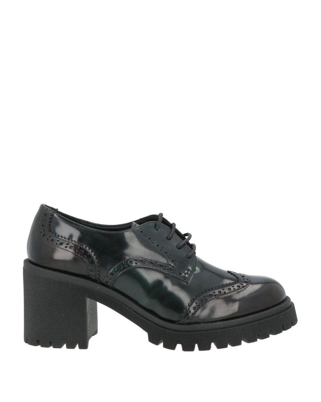 Nila & Nila Black Lace-Up Shoes