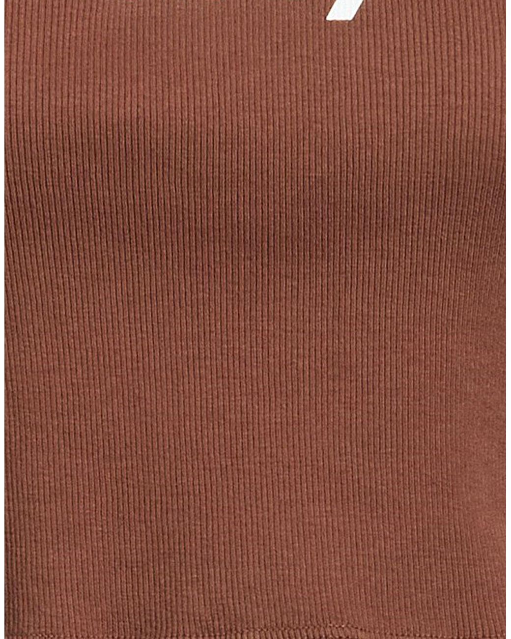 Obey Brown Top Cotton
