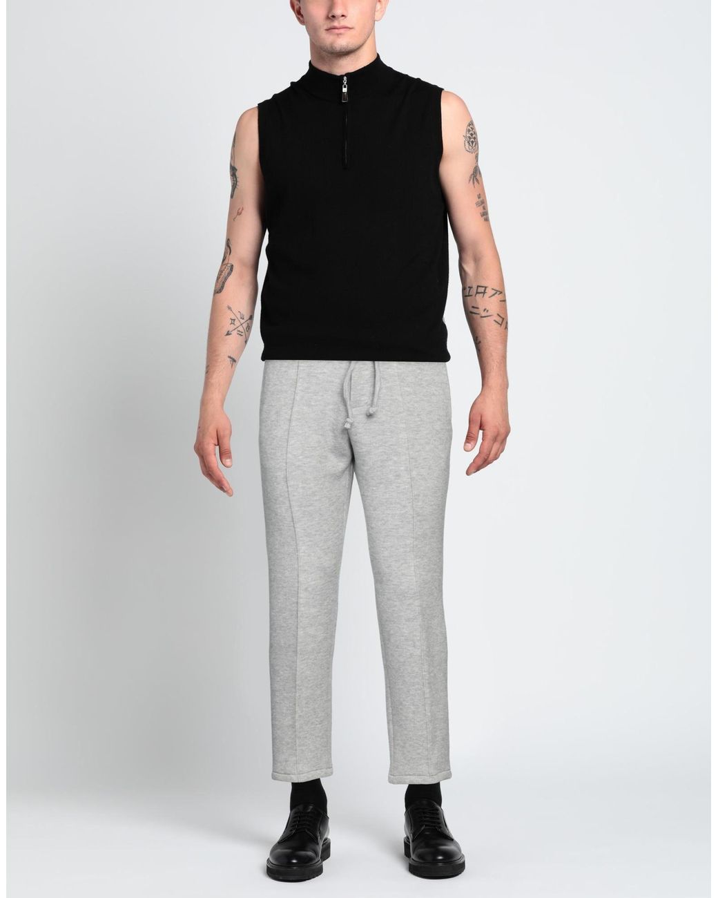 Daniele Alessandrini Gray Trouser for men
