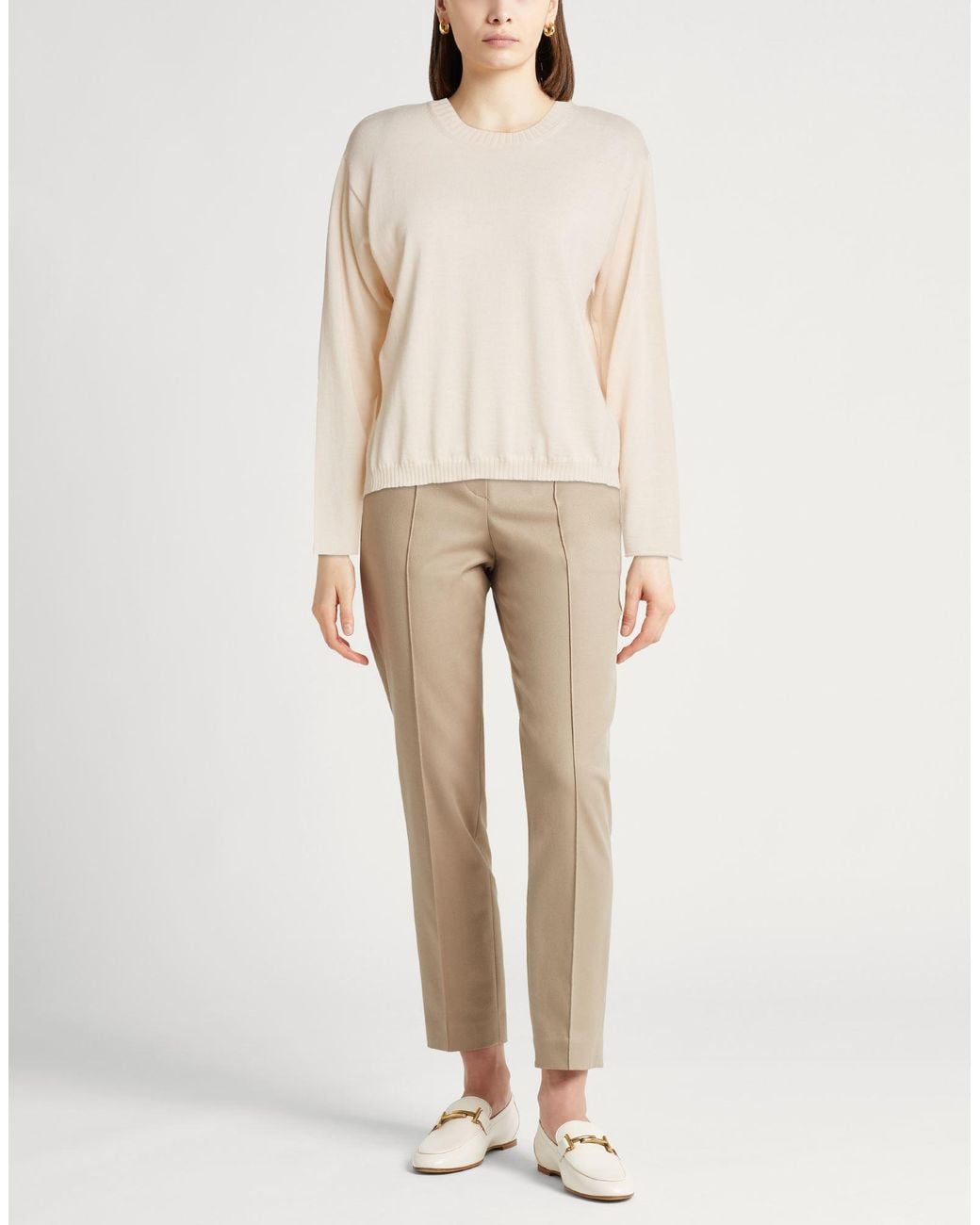 Crossley White Sweater Virgin Wool