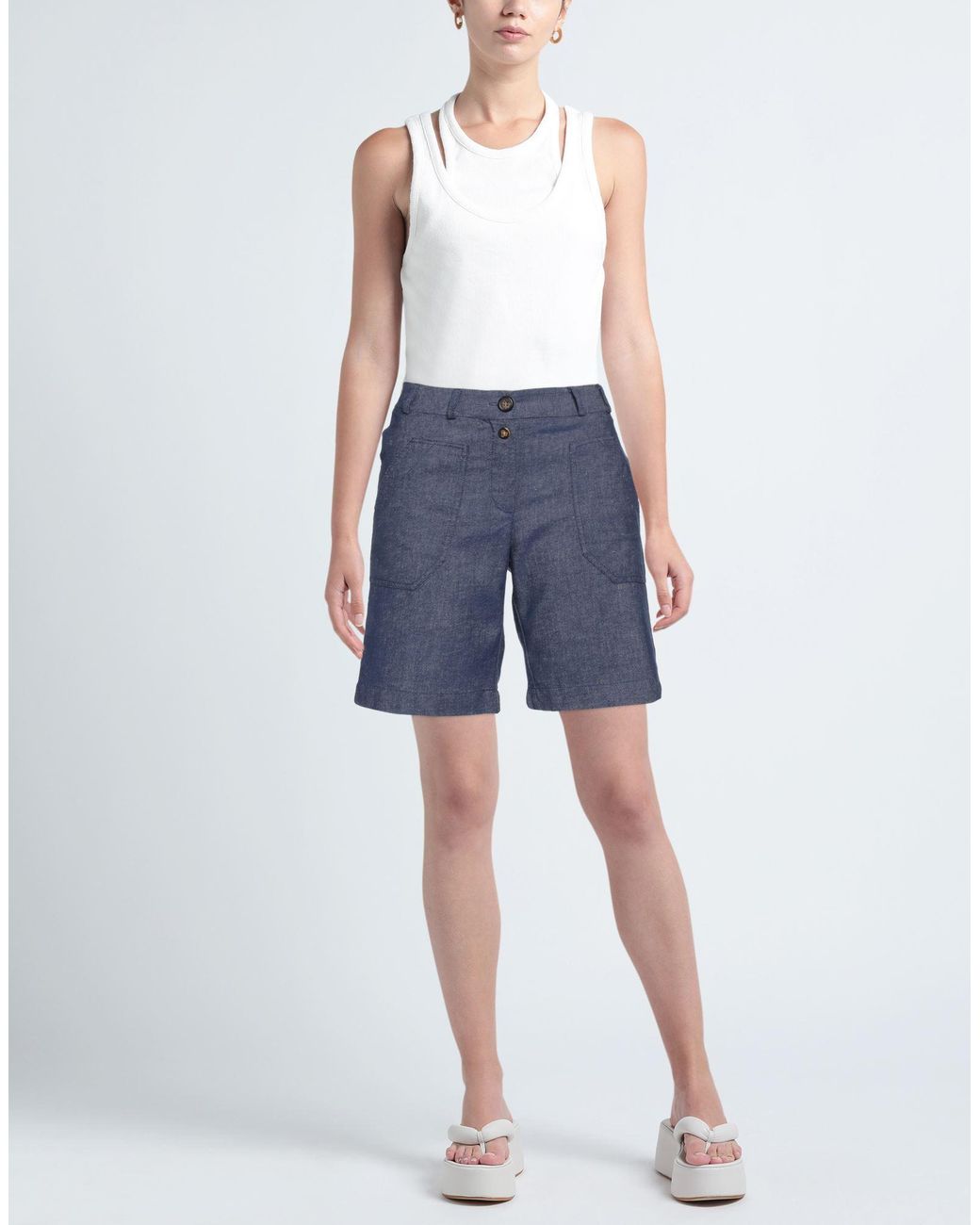 Tinsels Blue Shorts & Bermuda Shorts