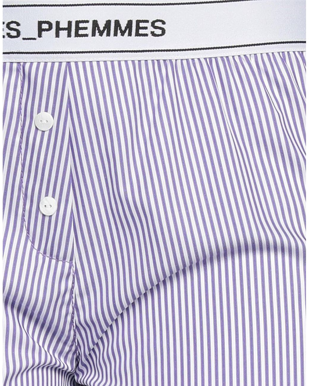 DES_PHEMMES Purple Shorts & Bermuda Shorts