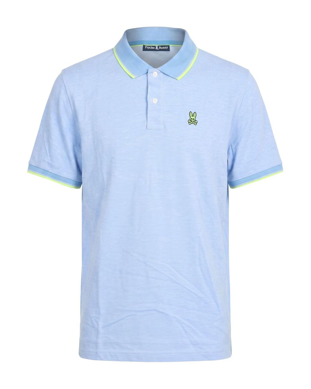 Psycho Bunny Blue Polo Shirt Pima Cotton for men