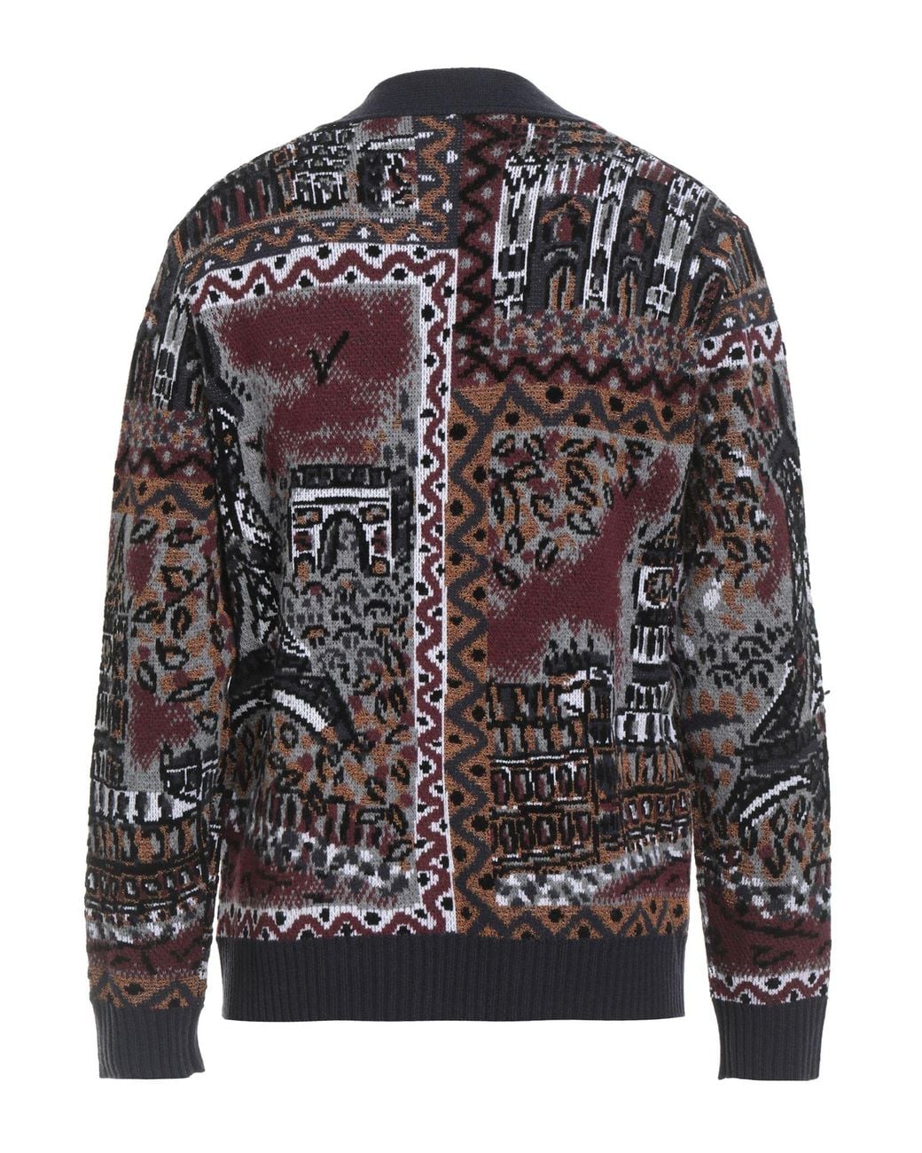Missoni Gray Cardigan Wool, Viscose, Cotton, Polyamide, Polyester for men