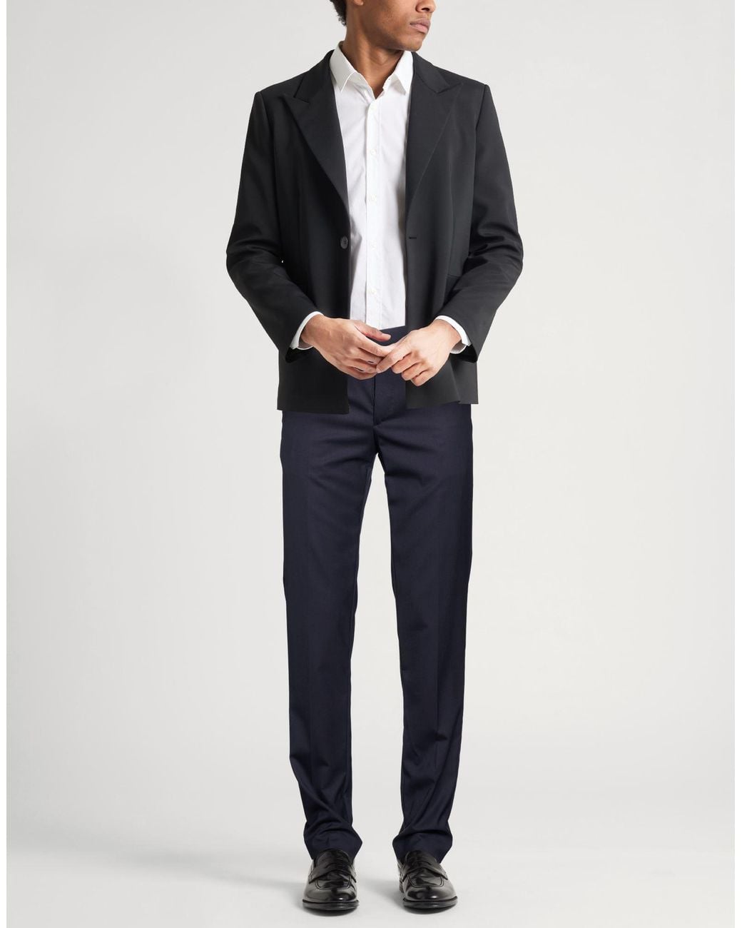 Boglioli Blue Pants Virgin Wool for men