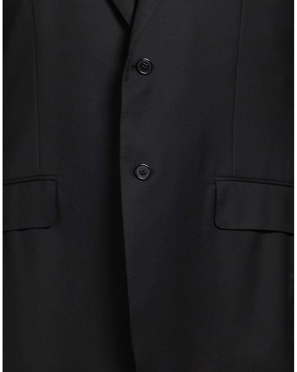 Canali Black Blazer Virgin Wool for men