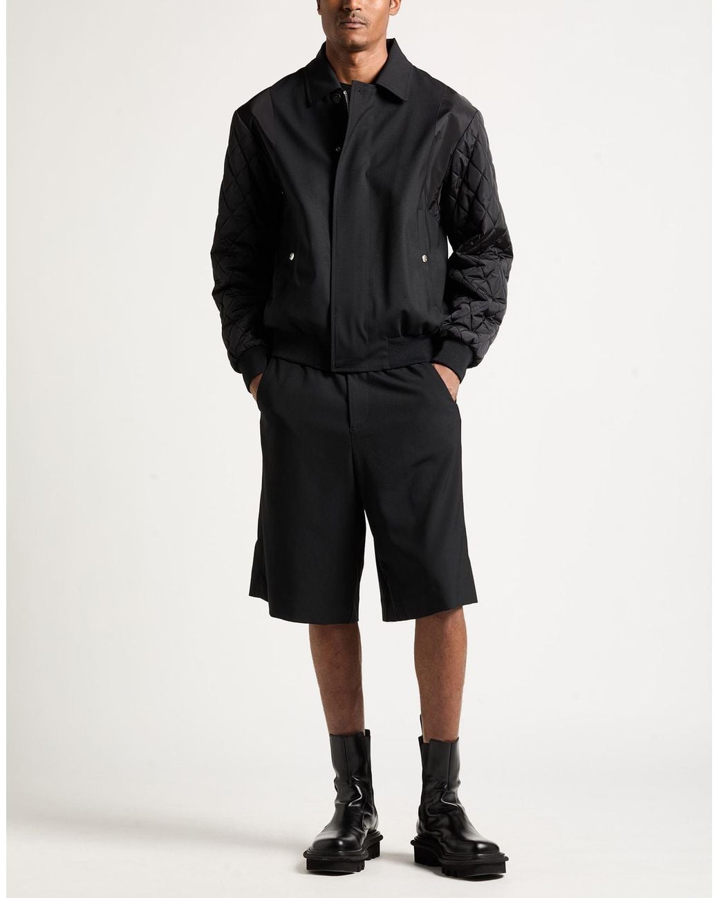 DSquared² Black Jacket Virgin Wool, Elastane for men
