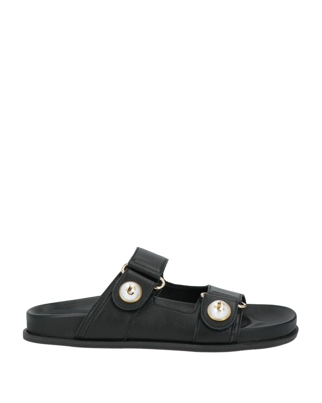 Jimmy Choo Black Sandals Leather
