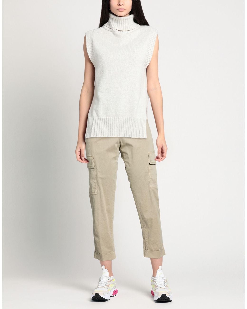 Peserico Natural Pants Cotton, Elastane