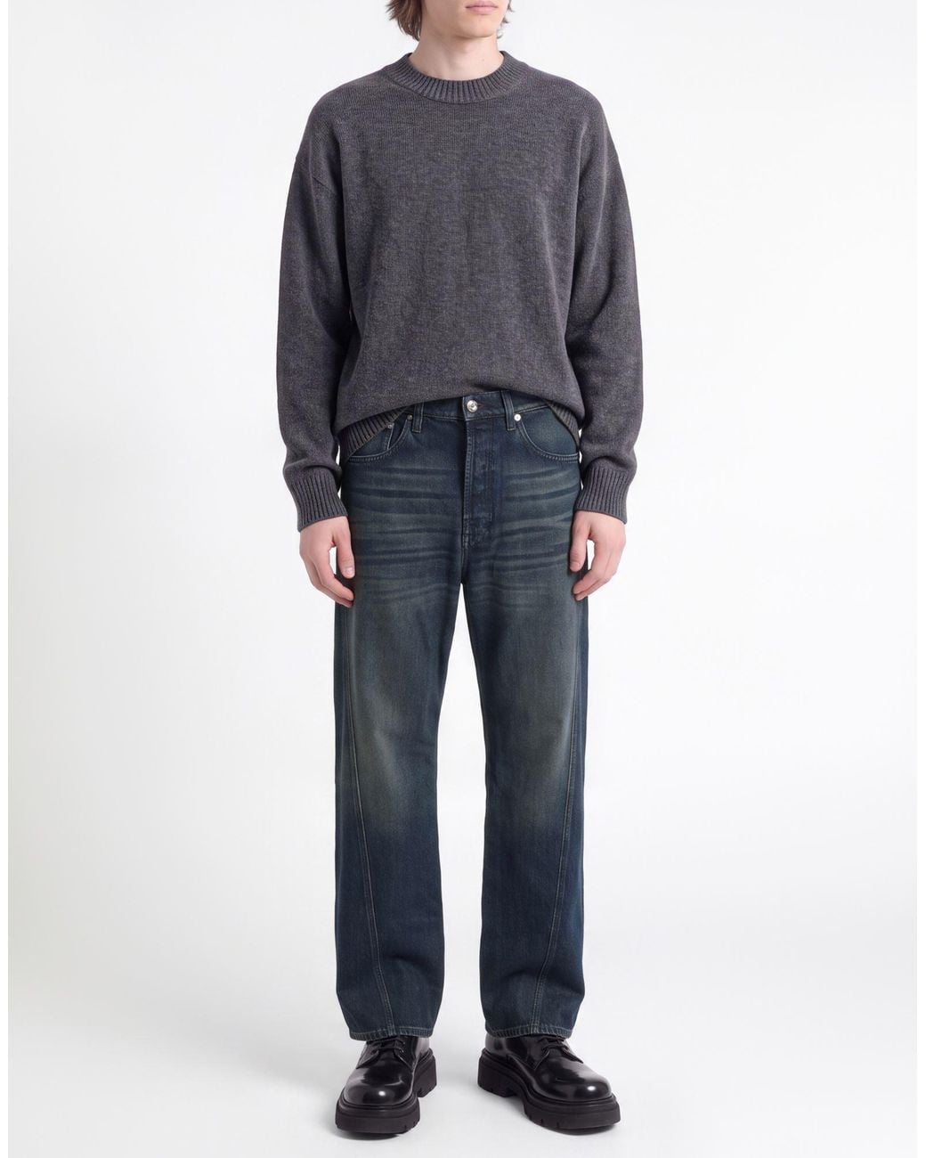 Lanvin Blue Jeans Cotton for men