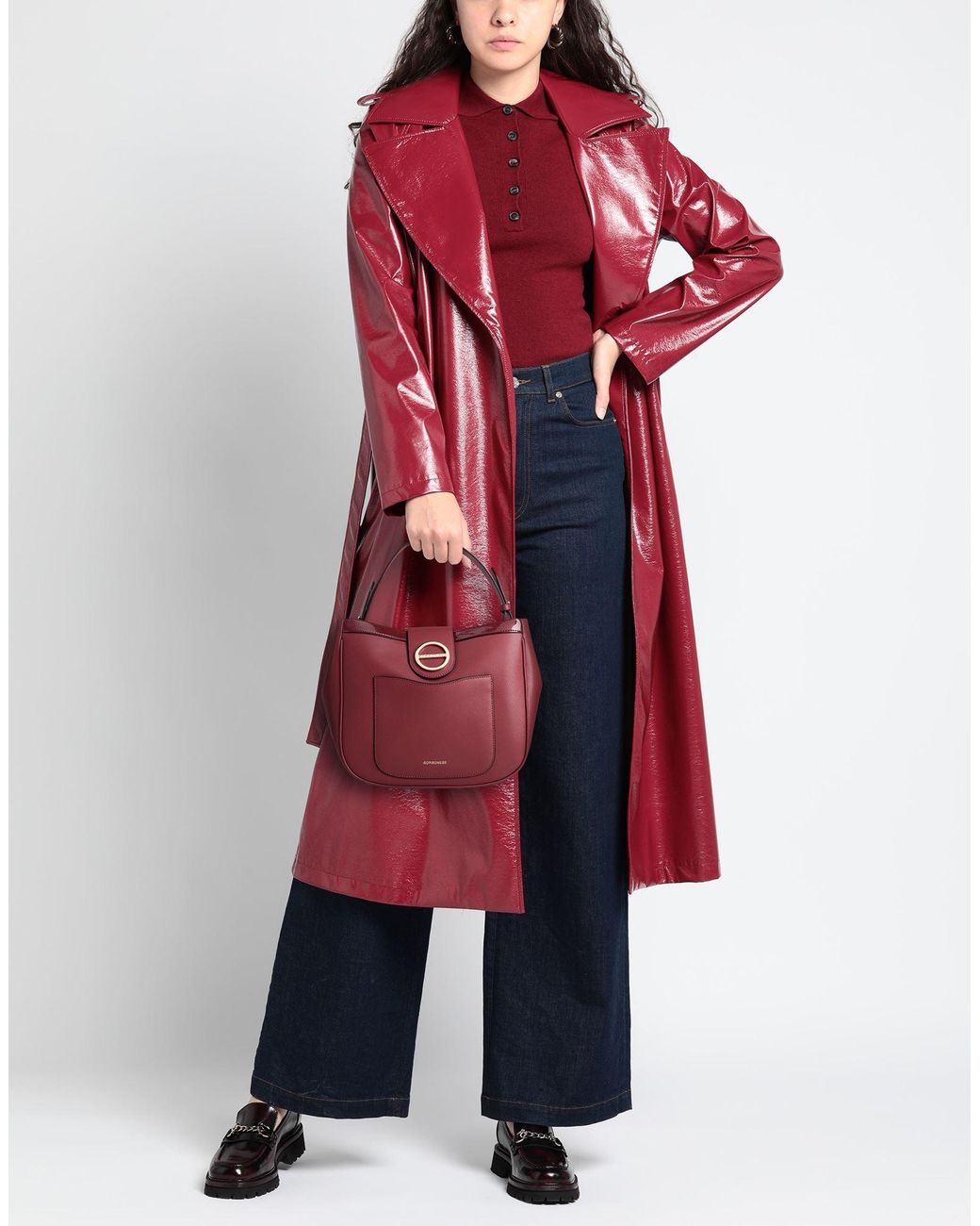 Borbonese Red Handbag