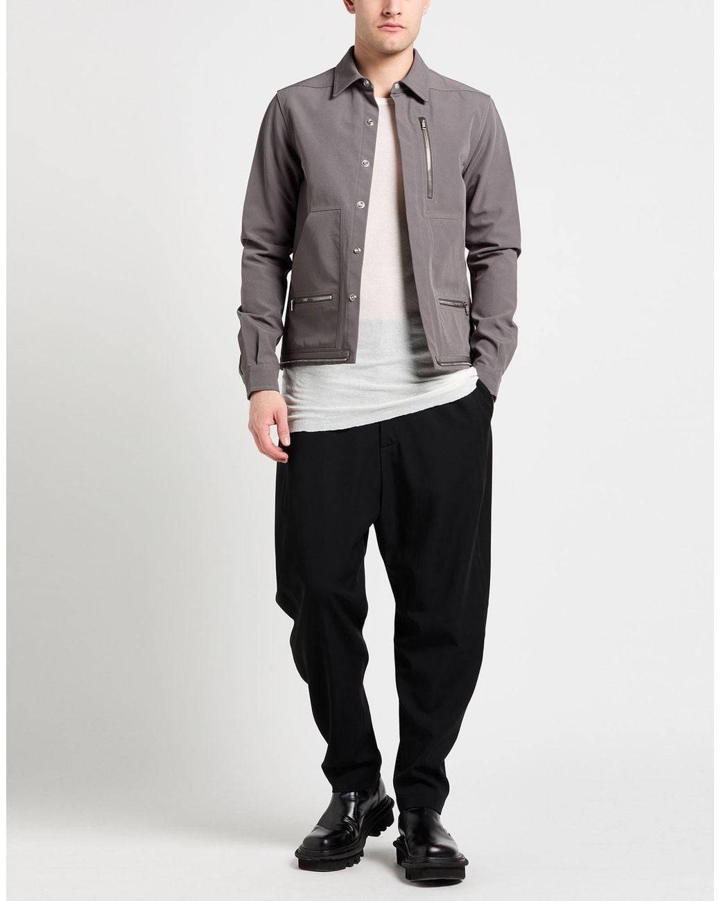 Rick Owens Gray Jackets for men