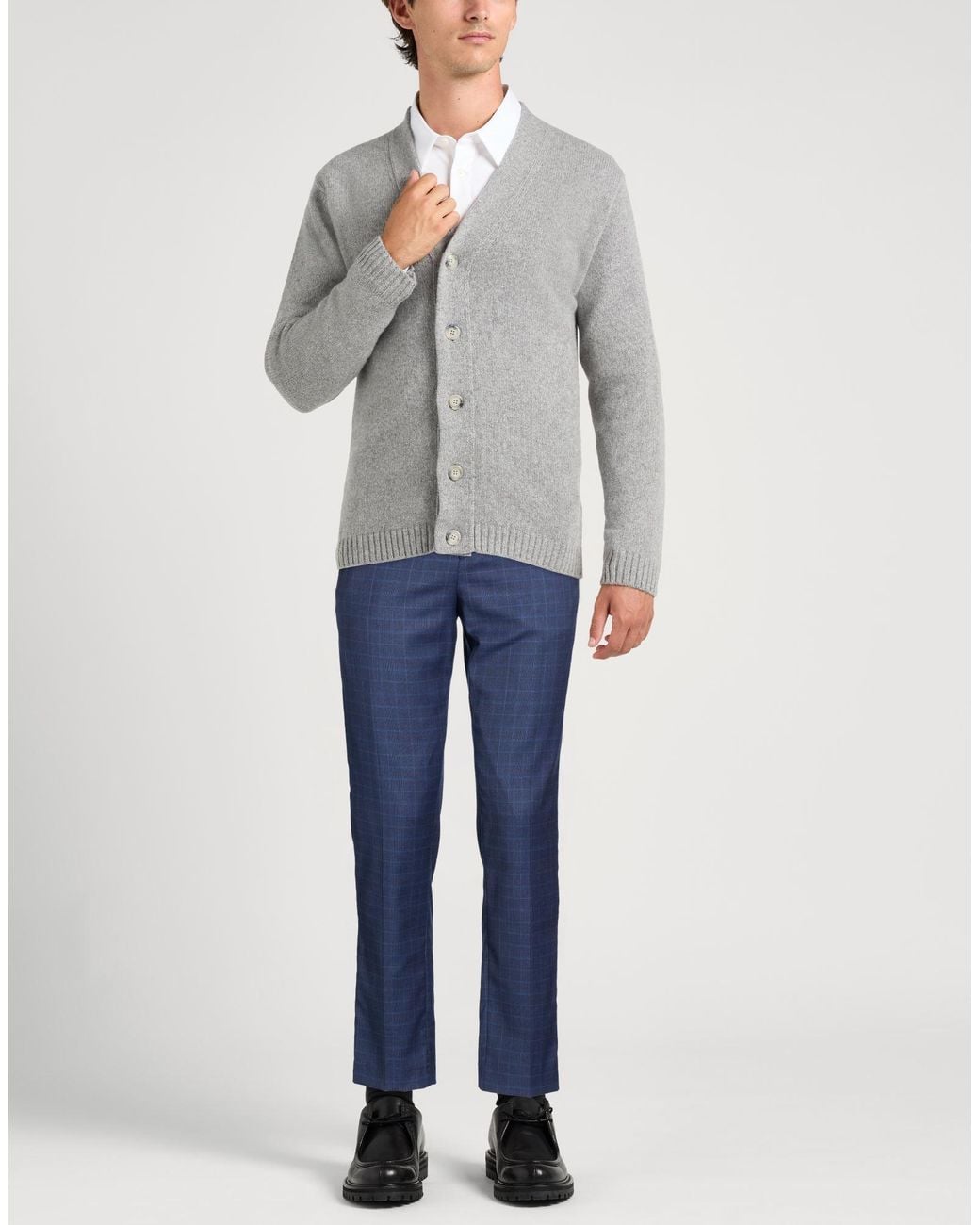 SELECTED Blue Pants Recycled Polyester, Wool, Viscose, Elastane for men