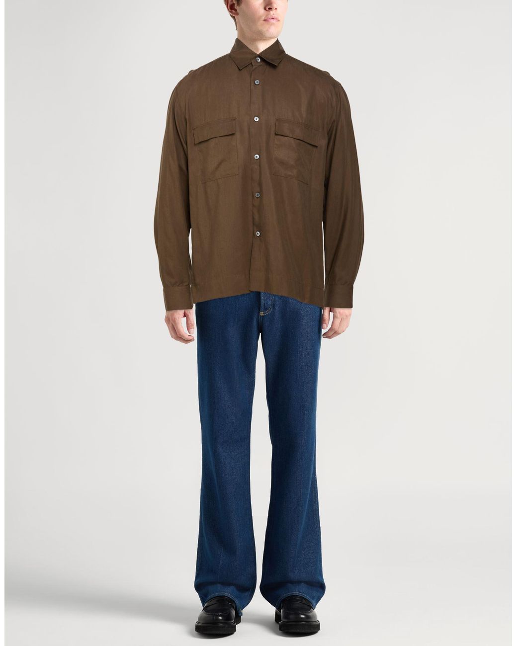 Camicia di Xacus in Brown da Uomo
