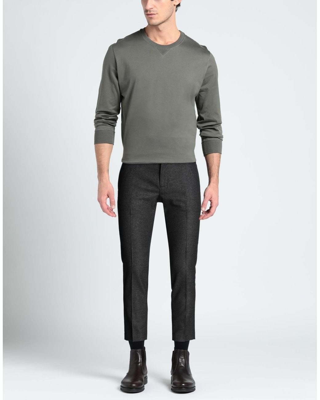 Daniele Alessandrini Gray Pants for men