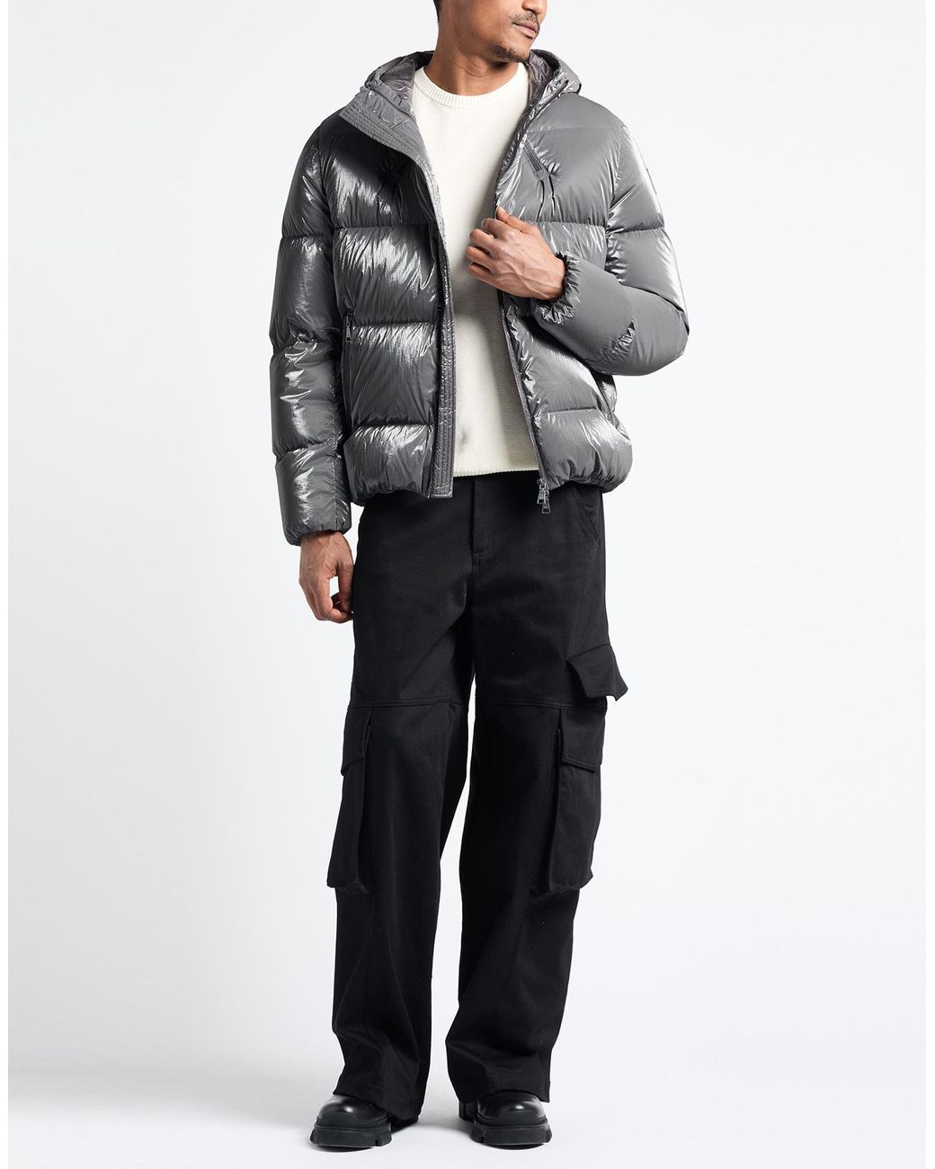 Add Gray Puffer for men