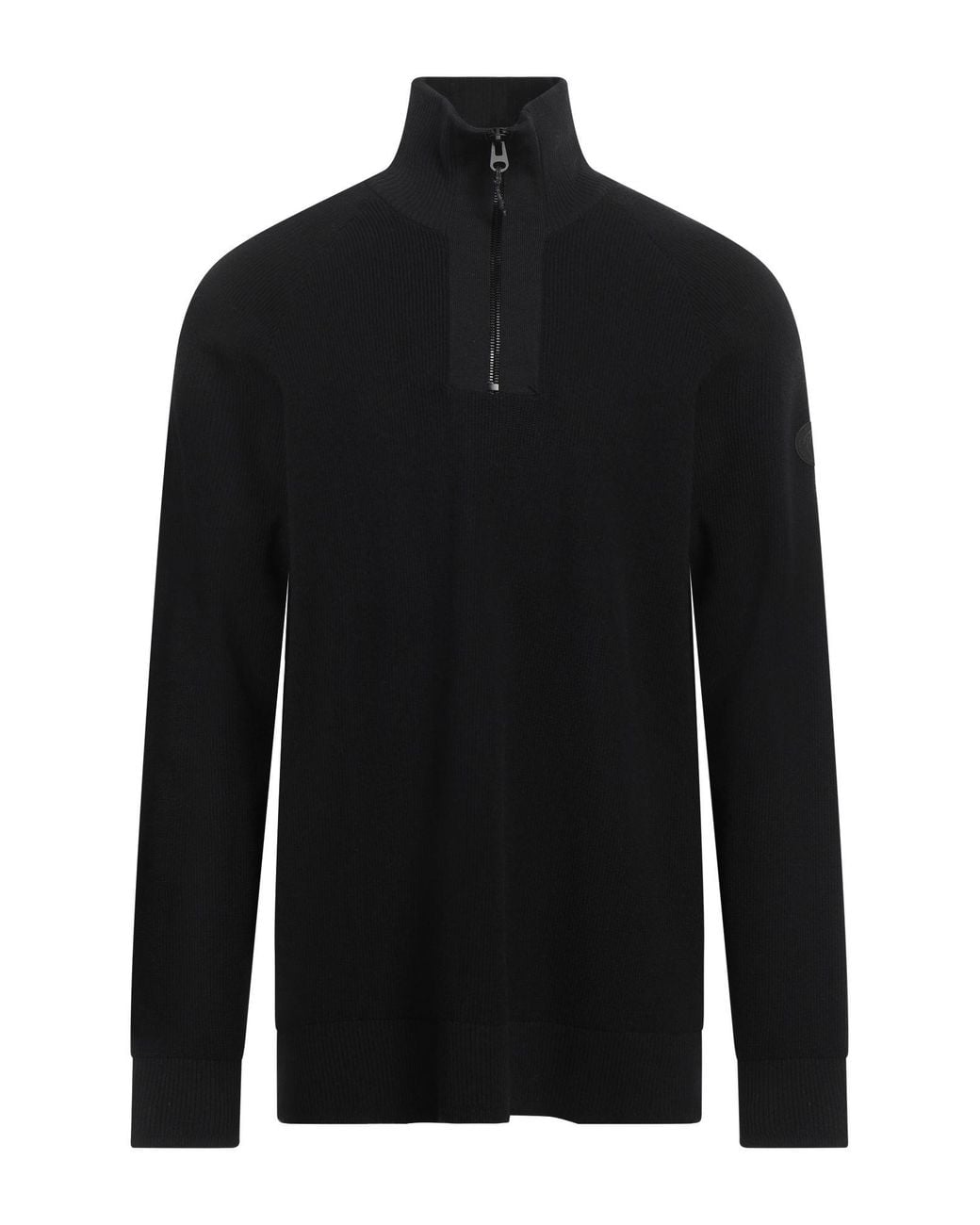 Jack & Jones Black Turtleneck Nylon, Cotton, Polyester for men